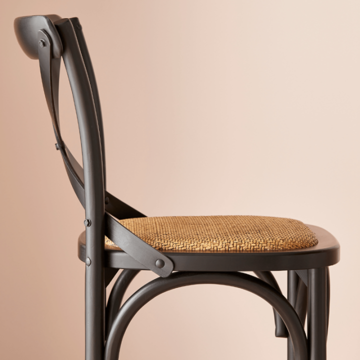 Black Bistrot counter chair