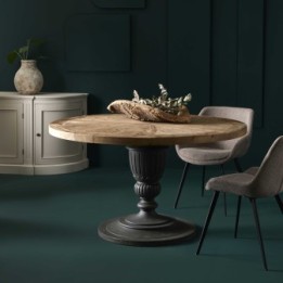 Magistral Old Pine Pedestal Table