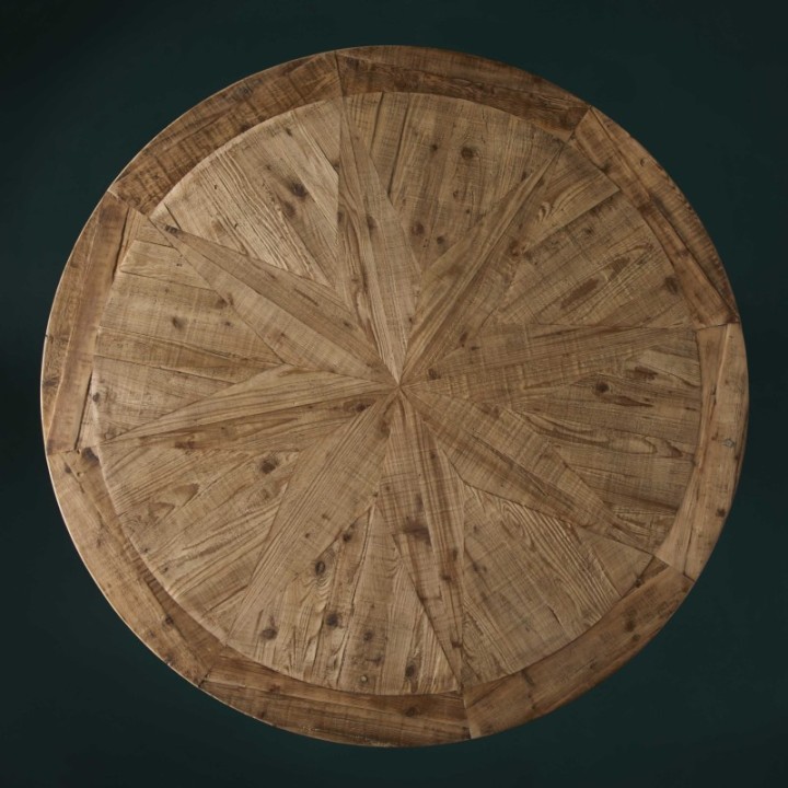 Magistral Old Pine Pedestal Table