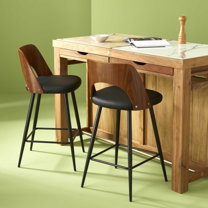 Black Austin Counter Chair