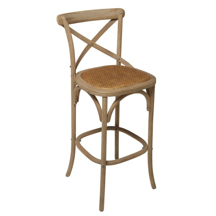 Oxidised oak Bistrot high chair