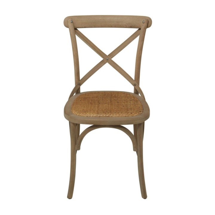 Oxidised oak Bistrot Chair set of 6