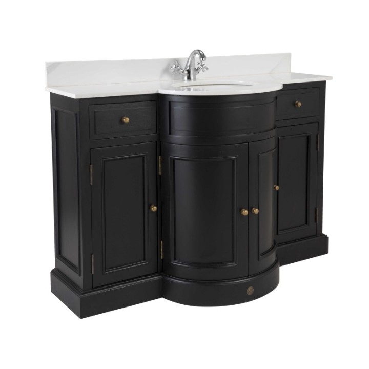 Black Hausmann washbasin cabinet