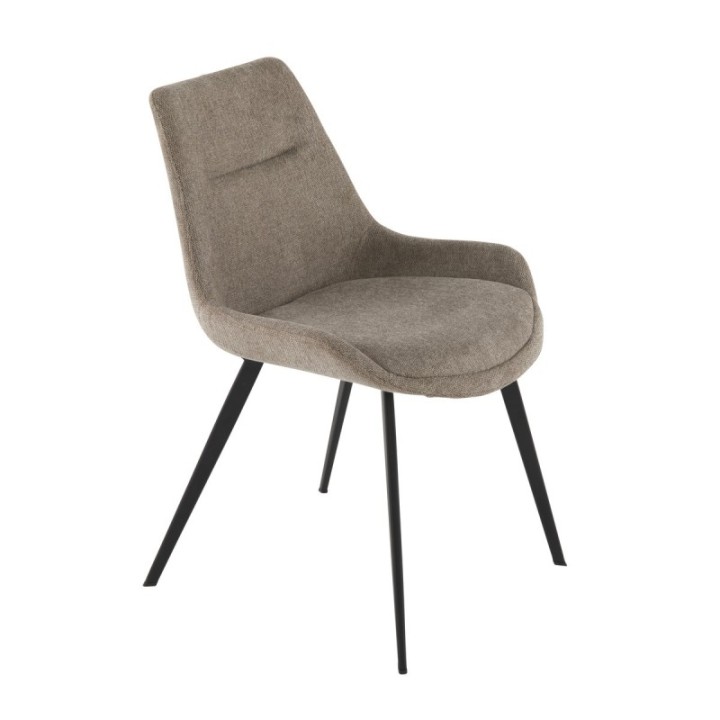 Chaise taupe Colombe lot de 2pcs