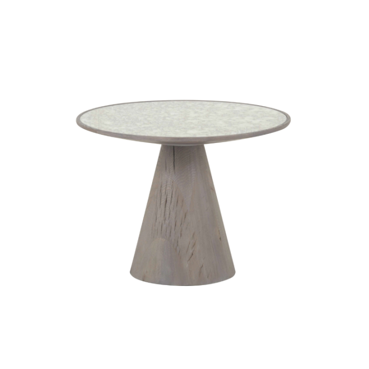 Mafra Side Table antique glass