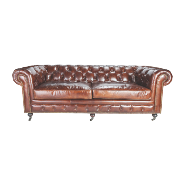 Chesterfield 3-seater Sofa (choco)