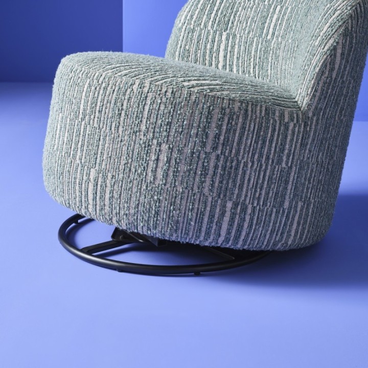 Green Culbuto Swivel Armchair