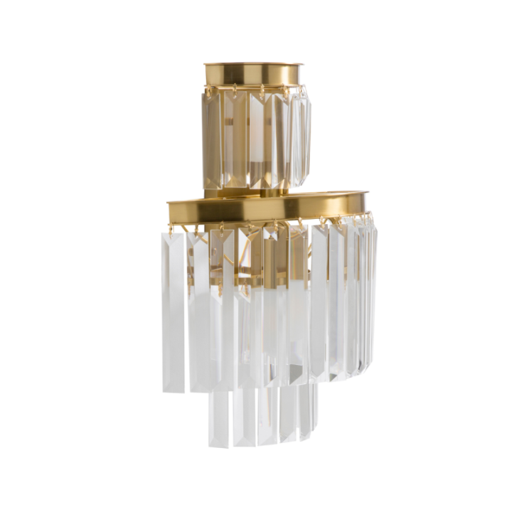 Fulgurant gold wall light