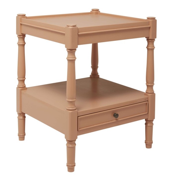 Table de chevet charme sur mesurable, modèle Diane