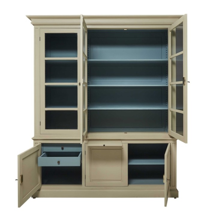 Saint-Germain buffet with storage & shelves - 2 doors