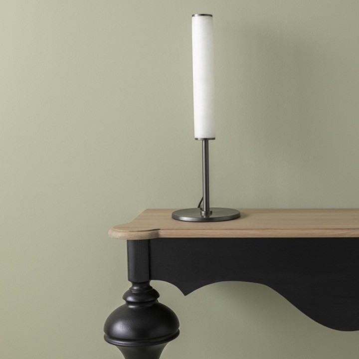 Alabaster and Metal Table Lamp MONTAIGNE