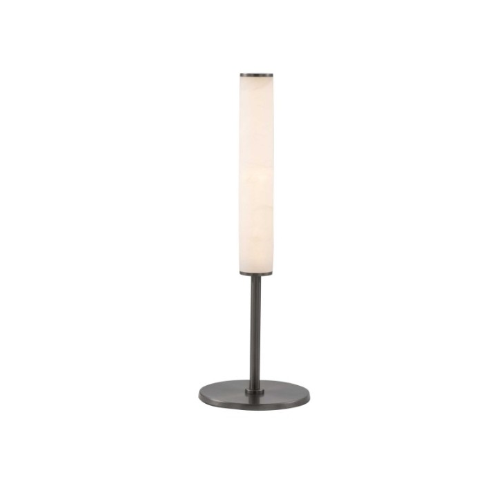 Alabaster and Metal Table Lamp MONTAIGNE