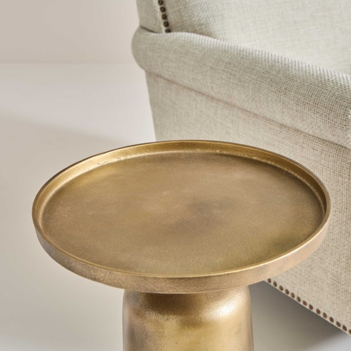 Gustave aluminium side table
