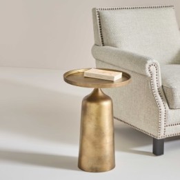 Gustave aluminium side table