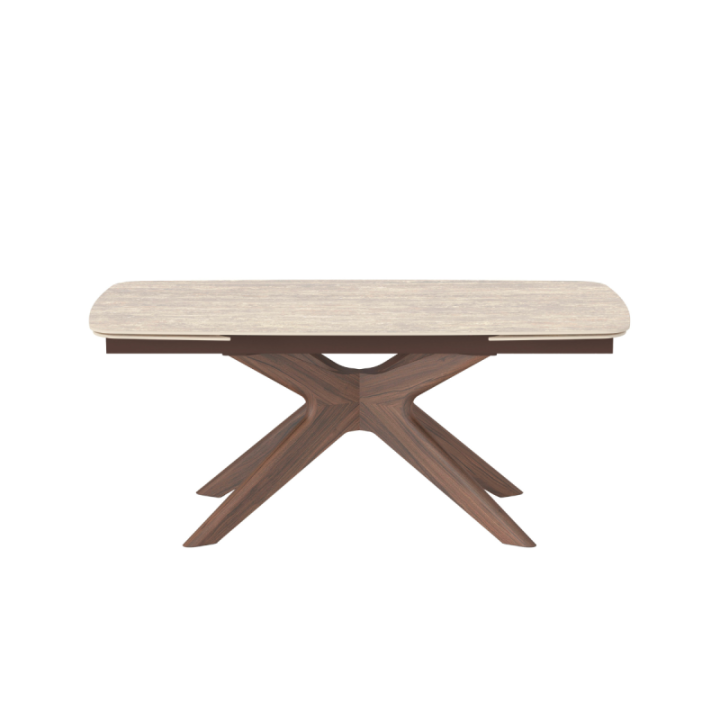 Tivoli ceramic table with extension leaves