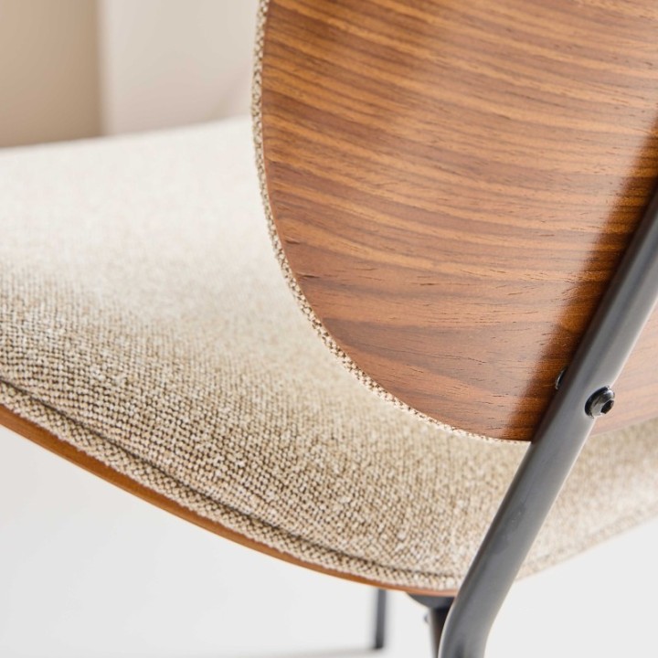 Ecru Serge Armchair