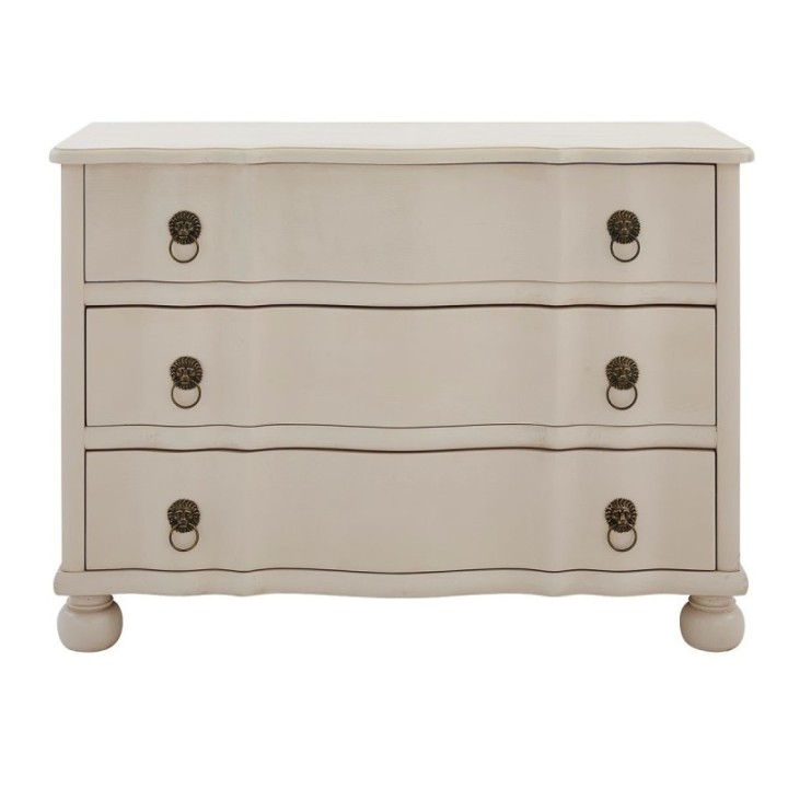 Edmonde Chest of Drawers Linen and Terracotta