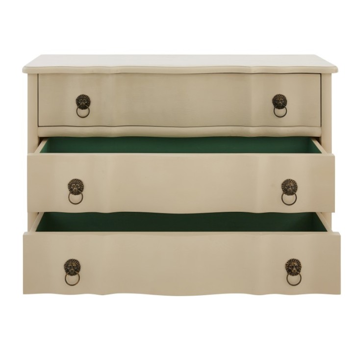 Edmonde Chest of Drawers Slate and green