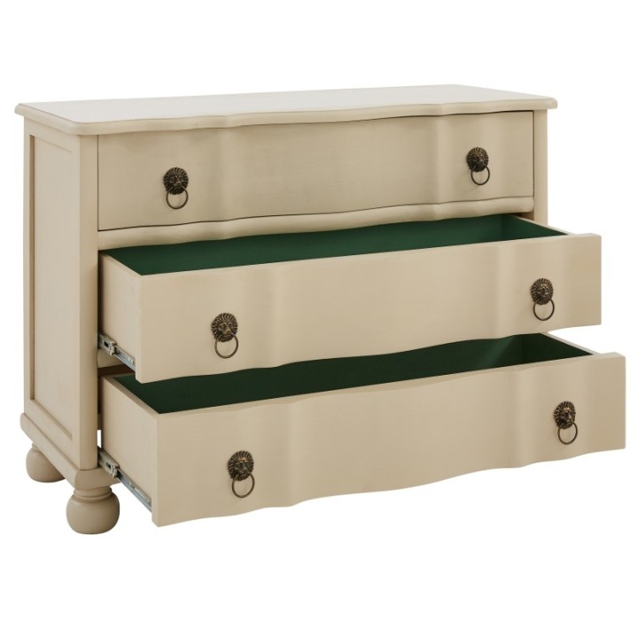 Edmonde Chest of Drawers Slate and green