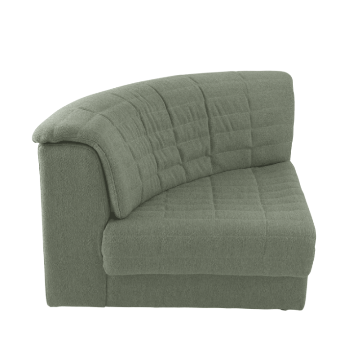 Green Abbey Sofa - Left-Hand Corner Section