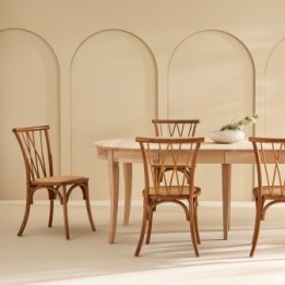 copy of Chaise Olympia velours rose lot de 2pcs FR