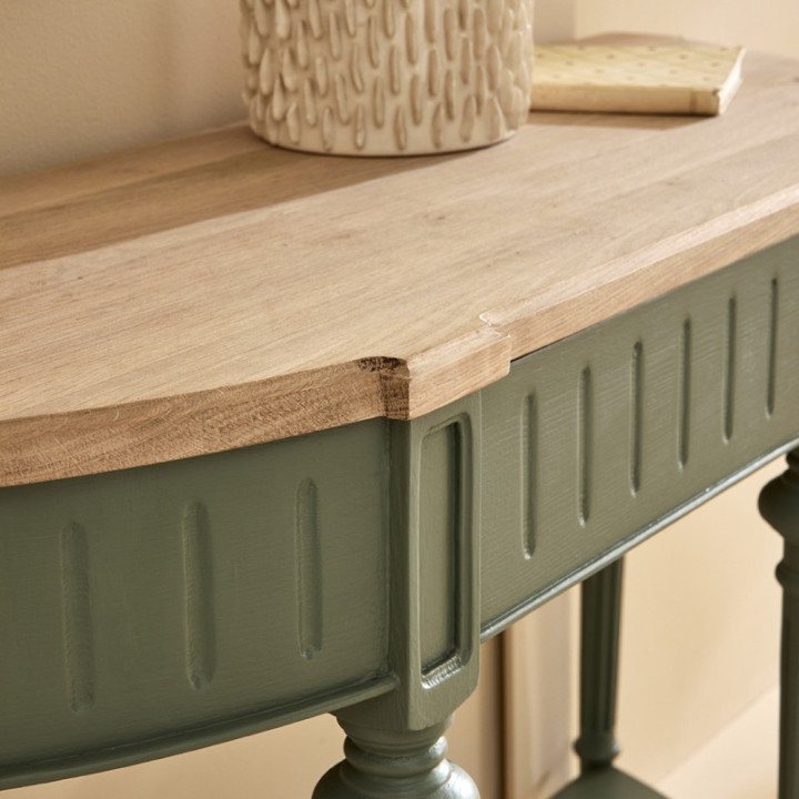 Curved console table 120 cm