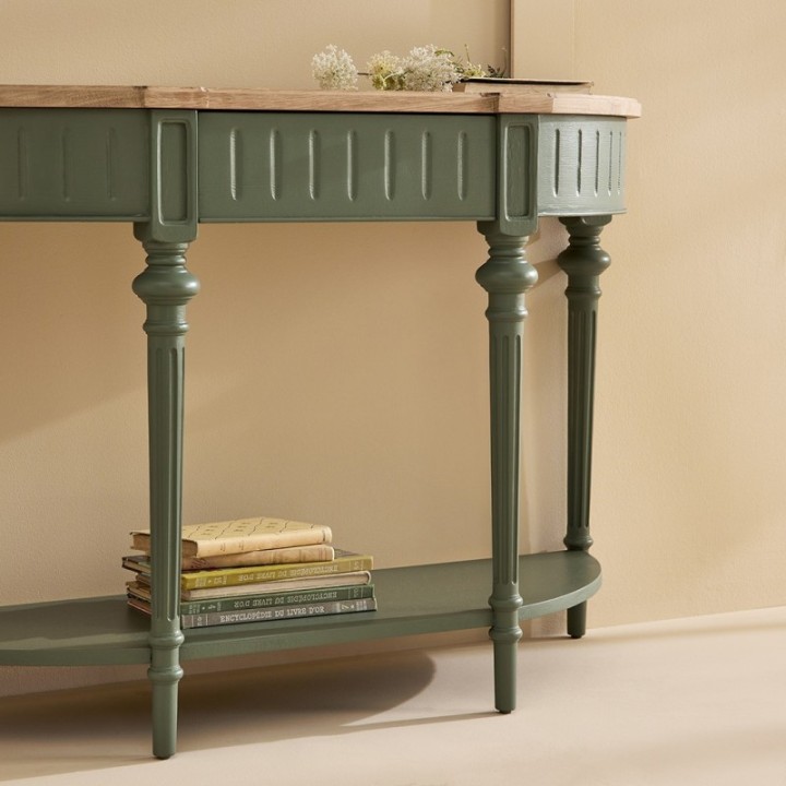 Curved console table 120 cm