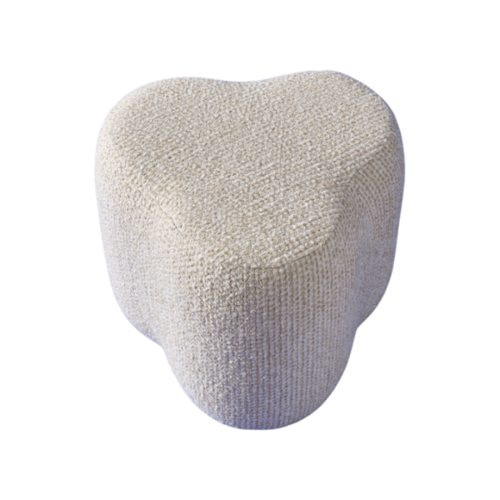 Pouf Trèfle écru