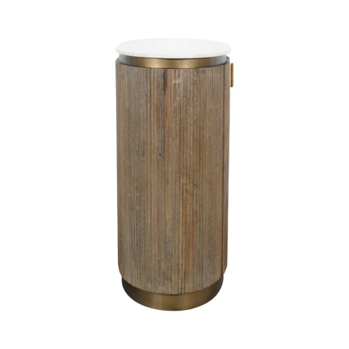 Buren mango wood and marble counter