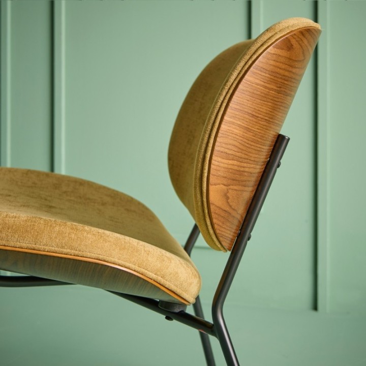 Serge bronze armchair