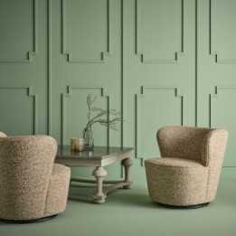 Barnabé caramel armchair