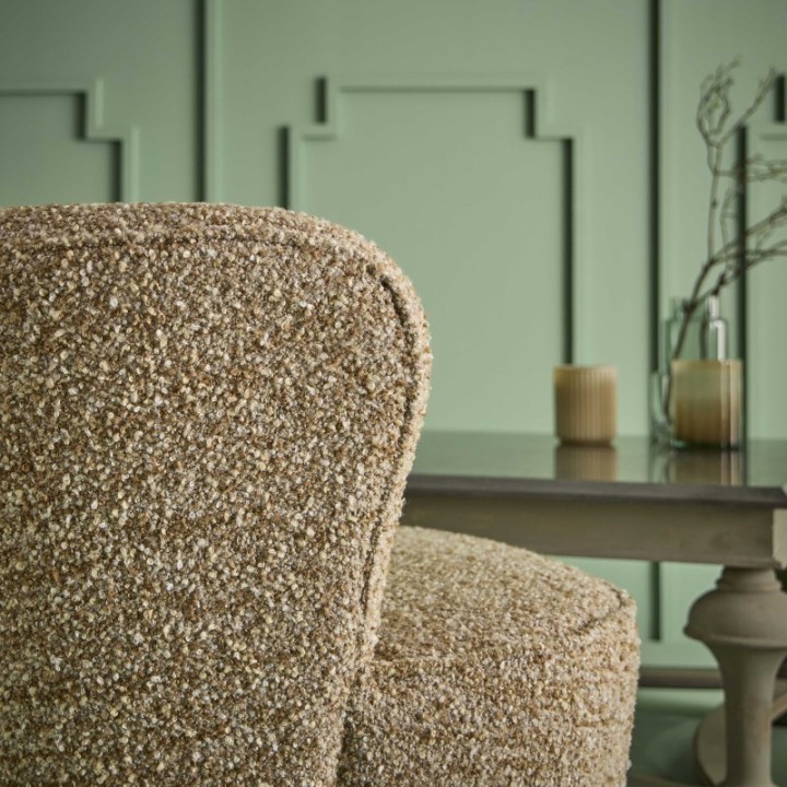 Barnabé caramel armchair