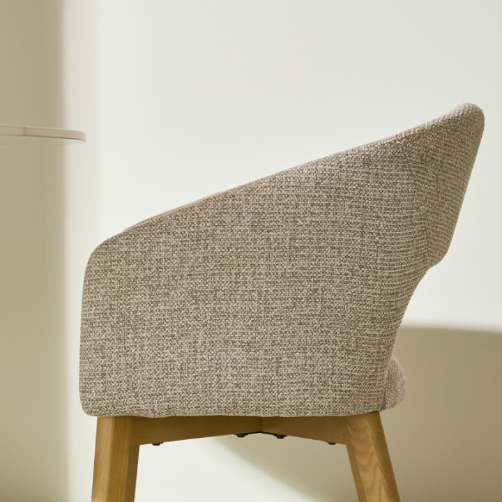Ines upholstered chair - Set of 2
