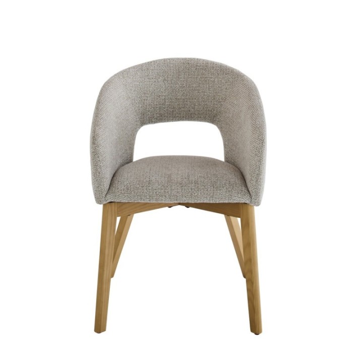 Chaise tapissée Ines - Lot de 2 pièces