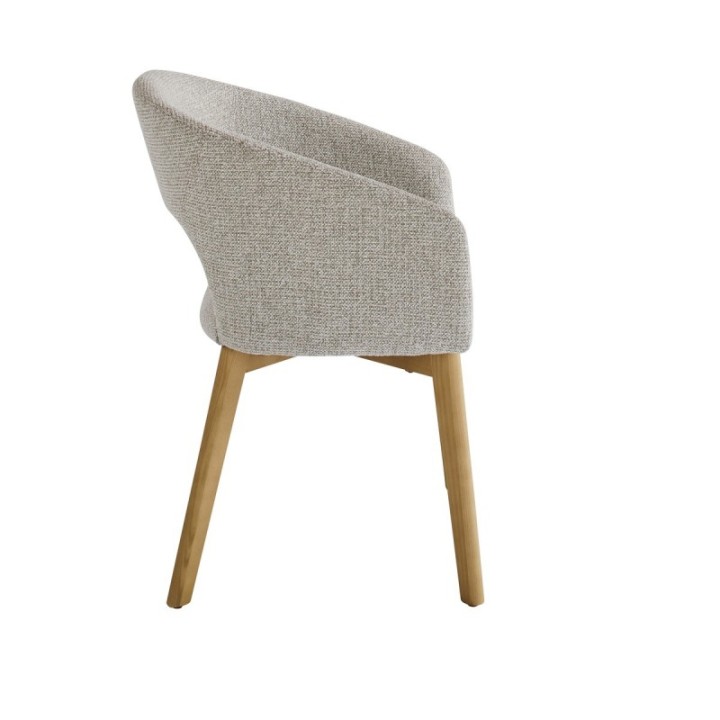 Chaise tapissée Ines - Lot de 2 pièces