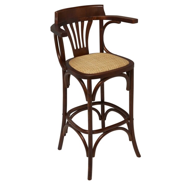 Chaise de bar bouleau massif ESTAMINET