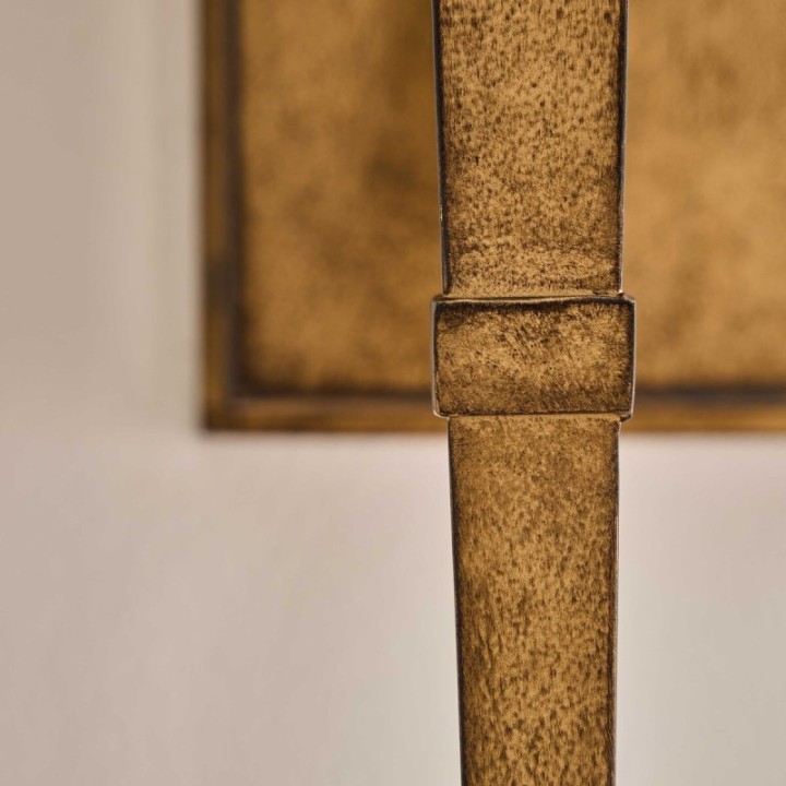 Olympic gold metal wall light