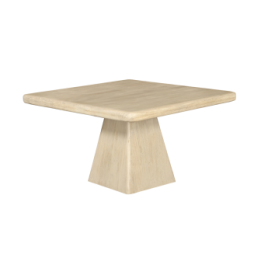 Table en acacia massif modulable en hauteur ARCHIMÈDE