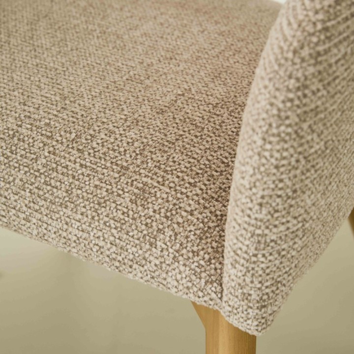 Chaise tapissée Ines - Lot de 2 pièces