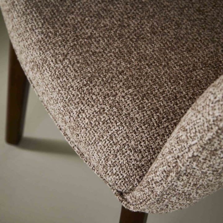 Karl set of 2 beige upholstered chairs with armrests