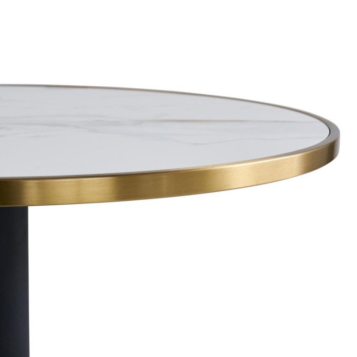 Letia round ceramic restaurant table