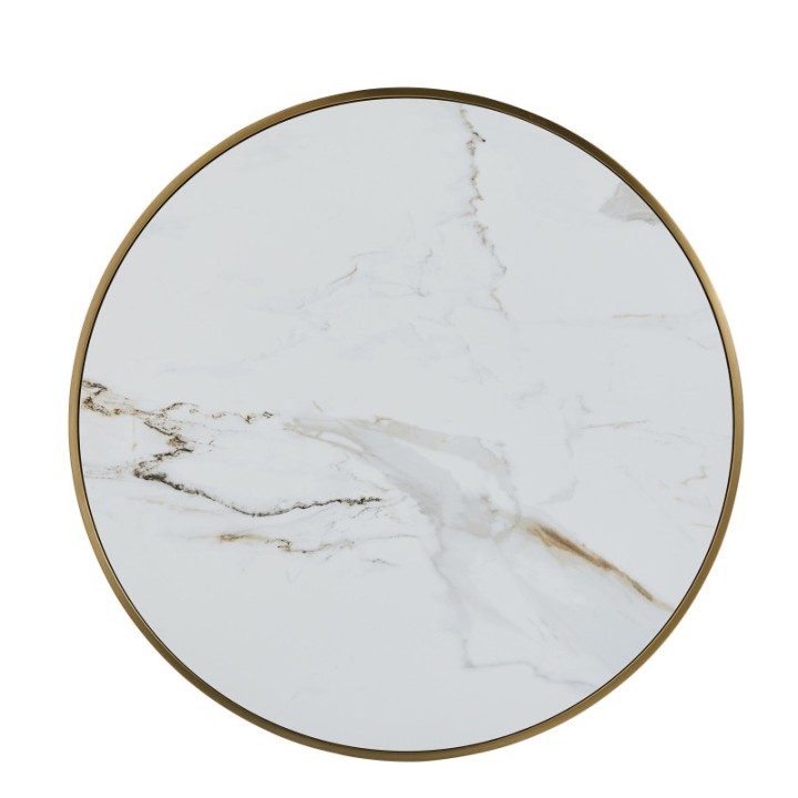Letia round ceramic restaurant table